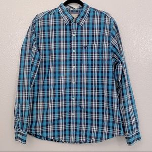 AMERICAN OUTFITTER Men’s Button Down Shirt Large